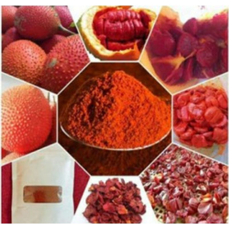 Thịt gấc - tinh chất từ trái gấc dùng để nấu xôi, chè..