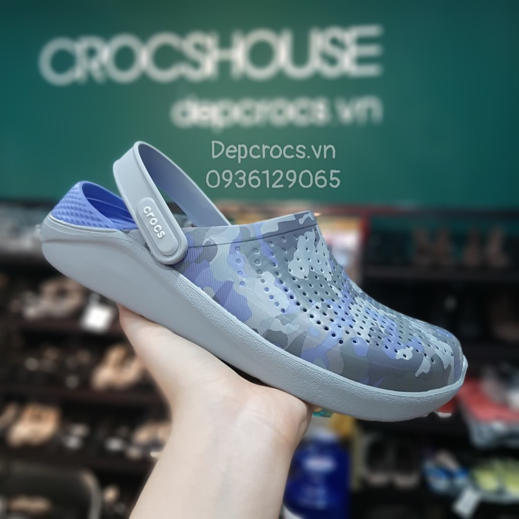 (Chính hãng) Dép sục crocs literide chính hãng nam nữ unisex, dép cross literide - crocs house