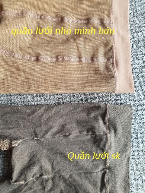 Quần tất 3D lưới vàng magic