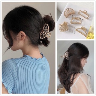 kẹp tóc càng cua kim loại cỡ vừa Hàn Quốc