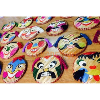 Tranh mẹt mặt cười mặt nạ trang trí mầm non