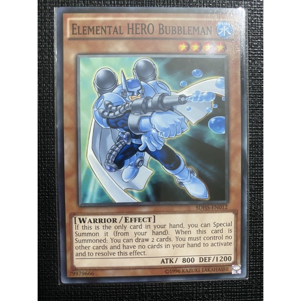 Thẻ bài Elemental Hero Bubbleman