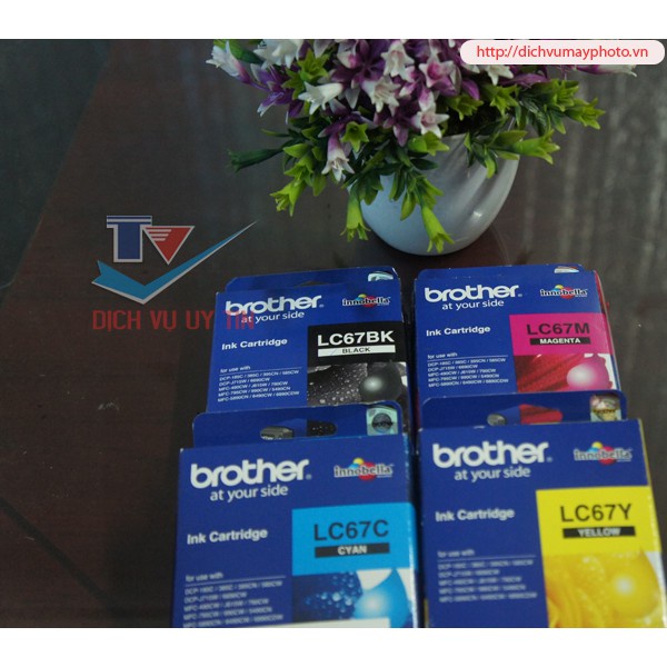 Bộ mực chính hãng Brother LC 67 giá thanh lý hàng chuẩn Kholinhkienmayin