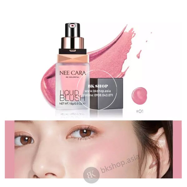 [ Auth Thái ] Má Hồng Dạng Kem NeeCara Liquid Blush N165