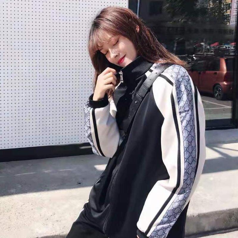Áo Khoác Dù GUCCI Sọc Vai 2 lớp Cao Cấp Thích Hợp 4 Mùa Đa Tác Dụng