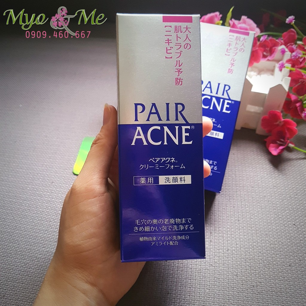 Sữa rửa mặt ngăn ngừa & sạch mụn PAIR Acne Creamy Foam Nhật Bản - 80g