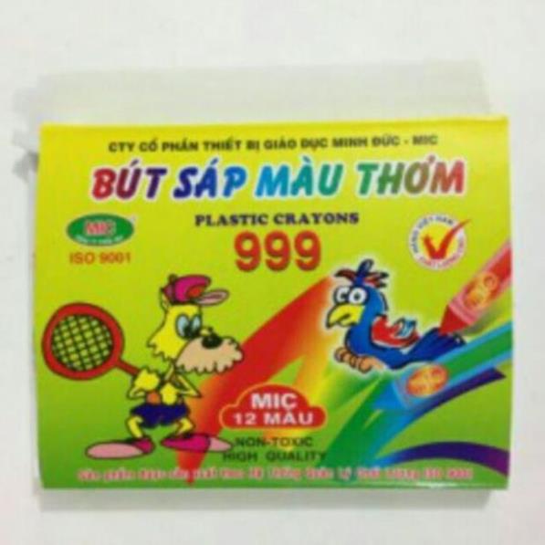 Set 10 Bộ bút sáp màu thơm Tập Vẽ - Cao Cấp Tự Nhiên An Toàn - Tiết Kiệm MIC 999 - TongkhoGiaDung