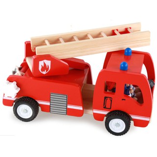 Đồ chơi mô hình gỗ giải trí an toàn cho trẻ,bộ đồ chơi ô tô cứu hỏa gỗ loại rất to và đẹp,hàng đẹp-Shopmina123