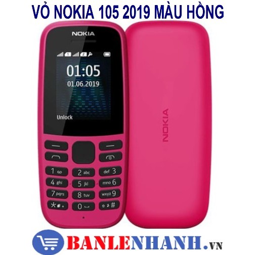 VỎ NOKIA 105 2019 MÀU HỒNG