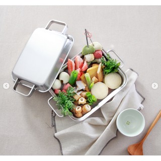 BỘ 2 CHẢO CHỮ NHẬT 22.9CM VÀ VỈ COOKEVER