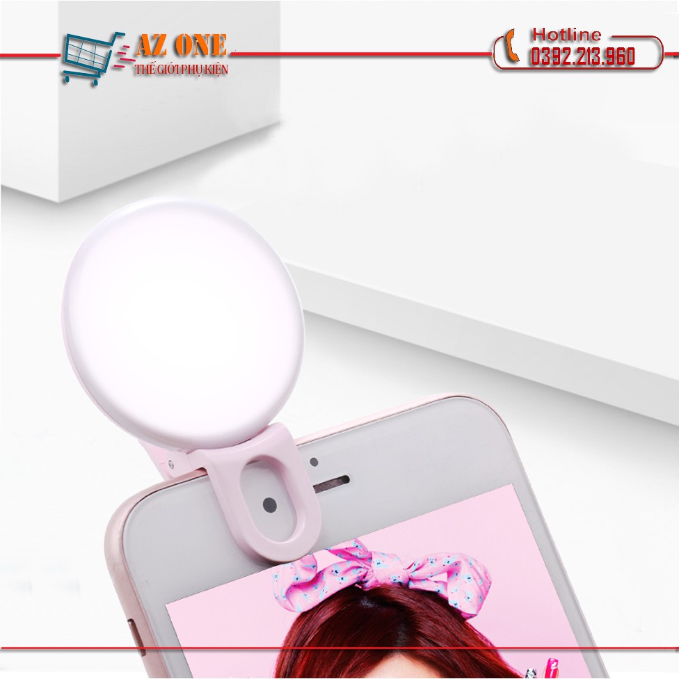 Đèn Led tròn kẹp điện thoại hỗ trợ chụp selfie cực đẹp