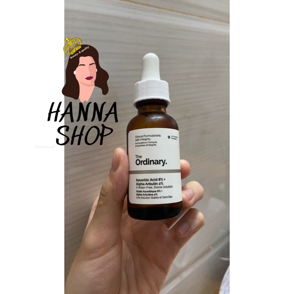 [Freeship]⚡️ Serum sáng da Vitamin C - Ascorbic Acid 8% + Alpha Arbutin 2% - The Ordinary (nhập khẩu)