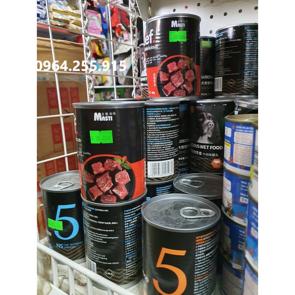 [Mã PET50K giảm Giảm 10% - Tối đa 50K đơn từ 250K] Pate lon cho chó