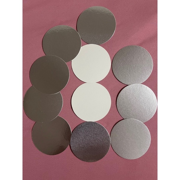 Màng seal nhôm Pet ghép giấy, màng siêu nhôm/màng có 1 mặt giấy 1 mặt nhôm/ màng dán hũ nhựa  pet(1000c)