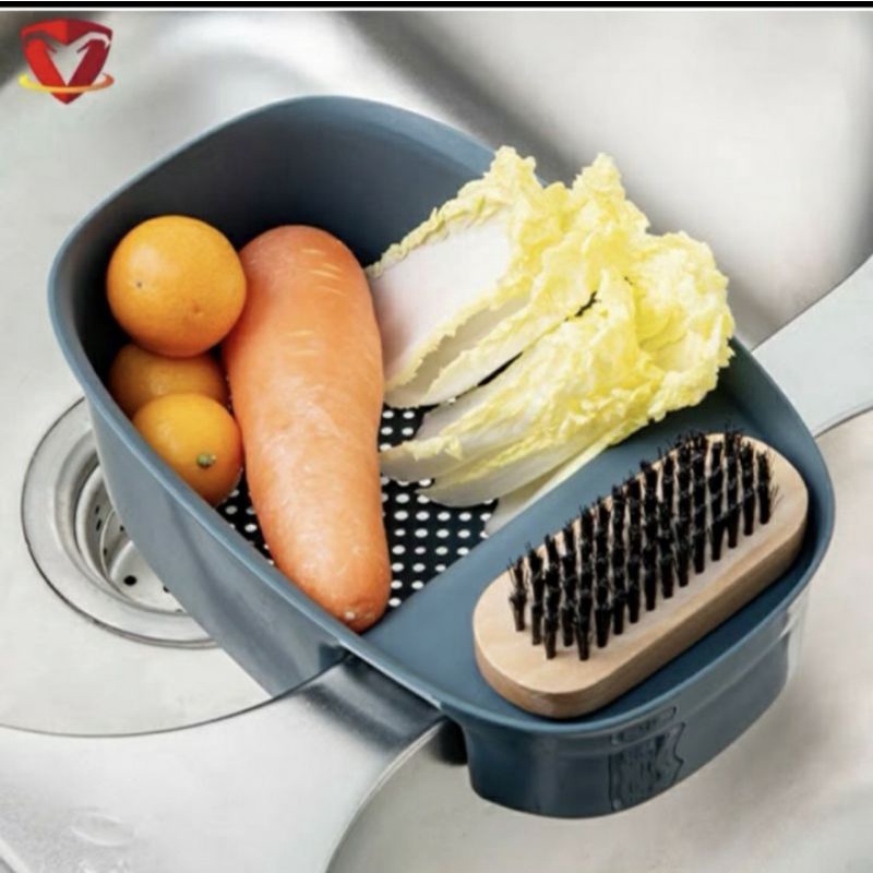 #Sale tới bến# khay - rổ lọc rác gài bồn rửa, khay để dẻ rửa bát - nhựa đẹp, màu sắc phong phú dẻo dai bền lâu (loại 1)