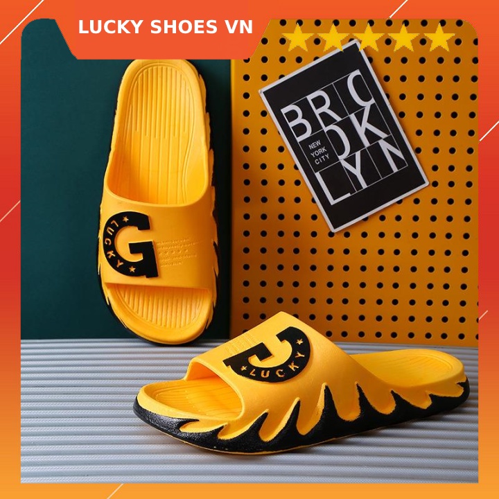 Dép lê quai ngang Nam đế êm bền đẹp kiểu dáng thời trang [H31V] - Lucky Shoes VN