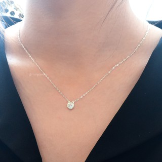 Dây chuyền ổ đá tiny bạc 925