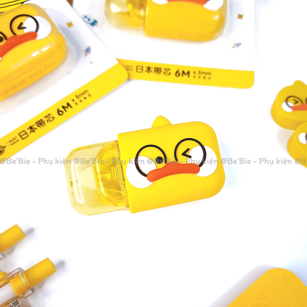 Bút xóa kéo 1 đầu mini size S hình vịt dễ thương Nomo Duck BeBie - BP516