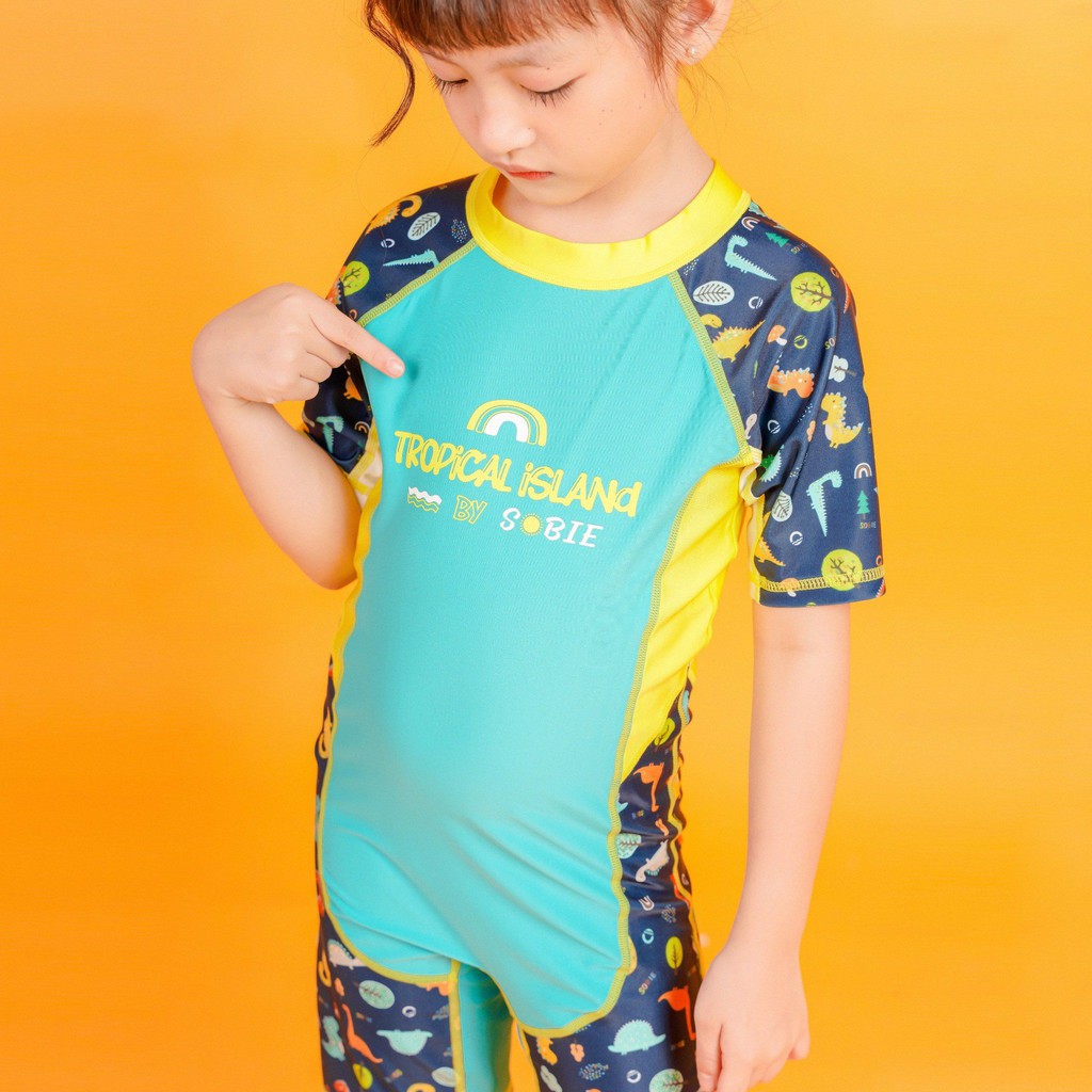 Đồ Bơi Trẻ Em Liền Thân Tay Ngắn Tropical Island | BigBuy360 - bigbuy360.vn