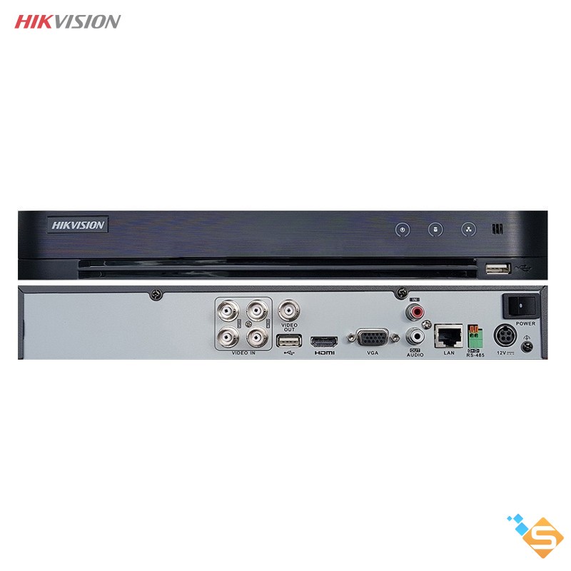 Đầu ghi hình Hybrid TVI-IP 4 và 8 kênh TURBO 4.0 5MP HIKVISION iDS-7204HUHI-M1/E - Bảo Hành Chính Hãng 2 Năm