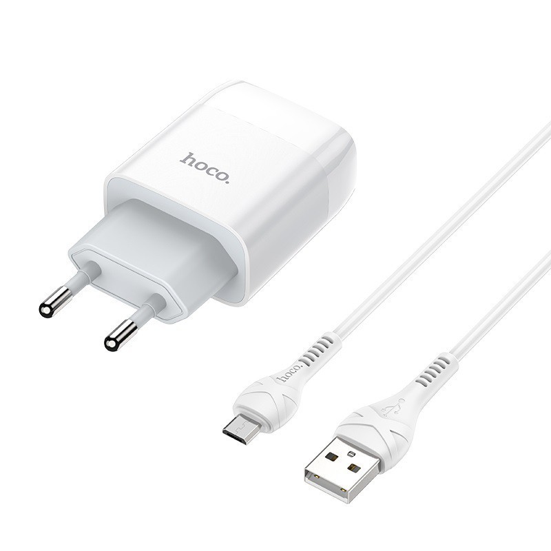 [BH 6 THÁNG] CÁP SẠC IPHONE HOCO C73 2 CỔNG USB SẠC NHANH 2.4A KÈM DÂY SẠC IPHONE LIGHTNING CHÍNH HÃNG