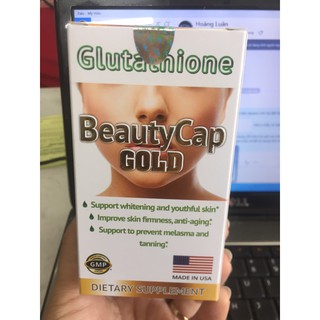 Viên Collagen Glutathione Beautycap Gold trắng da ngừa lão hóa của Mỹ