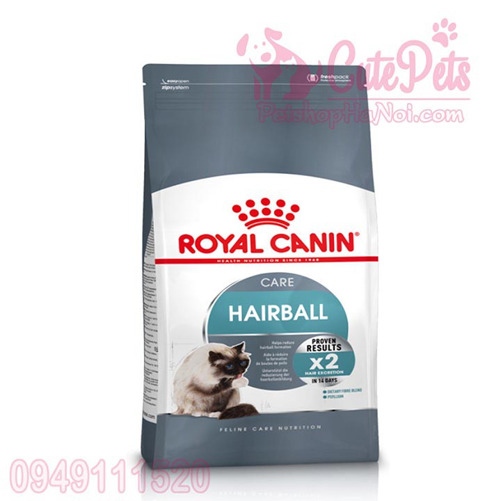 Hạt tiêu lông ROYAL CANIN INTENSE HAIR BALL 400g Thức ăn tiêu búi lông cho mèo - CutePets
