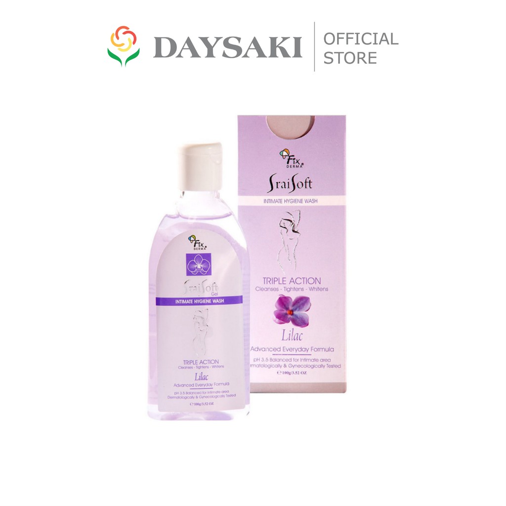 Fixderma Gel Vệ Sinh Hương Tử Đinh Hương Fixderma Srai Soft Gel – Lilac