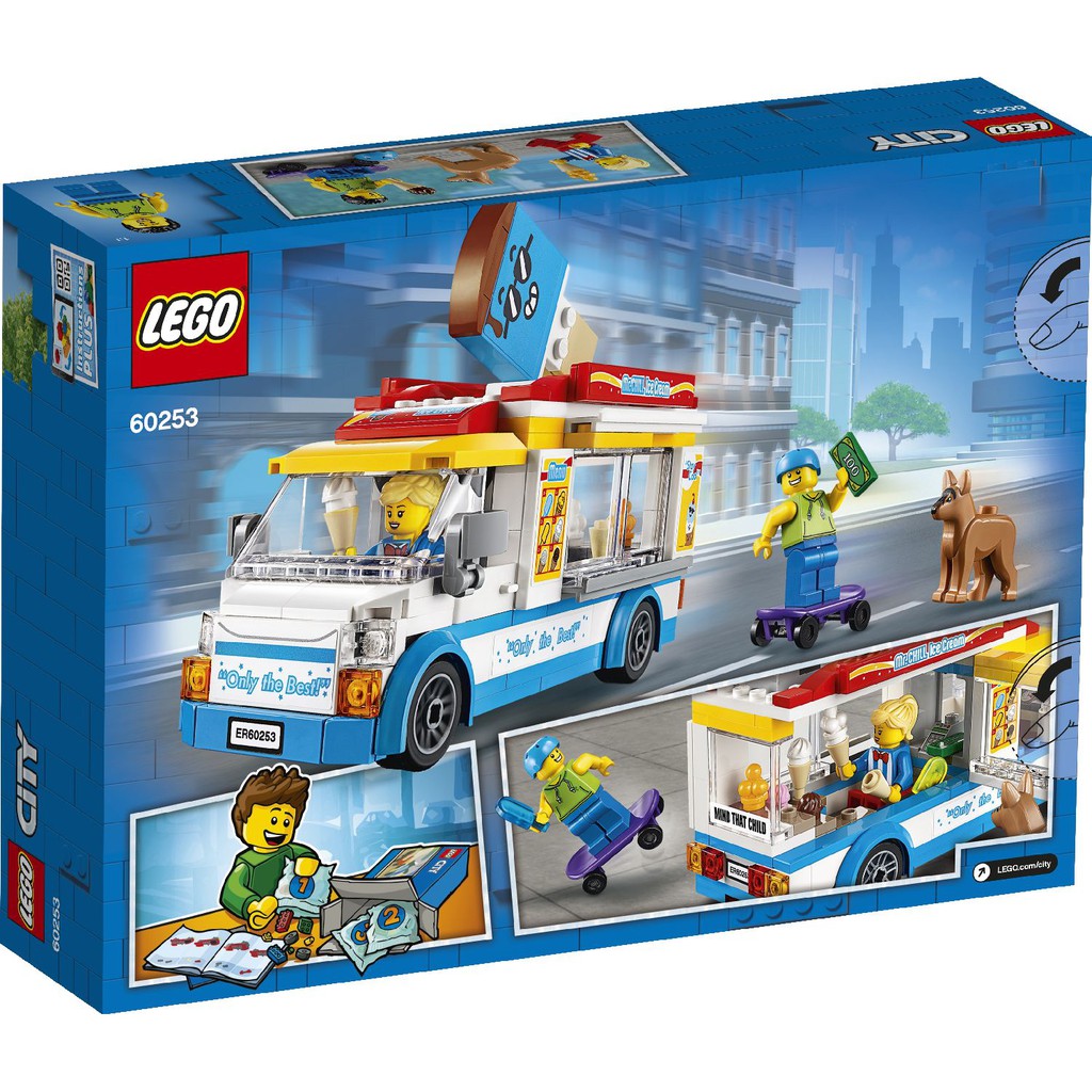 LEGO CITY 60253  Xe Tải Bán Kem ( 200 Chi tiết)