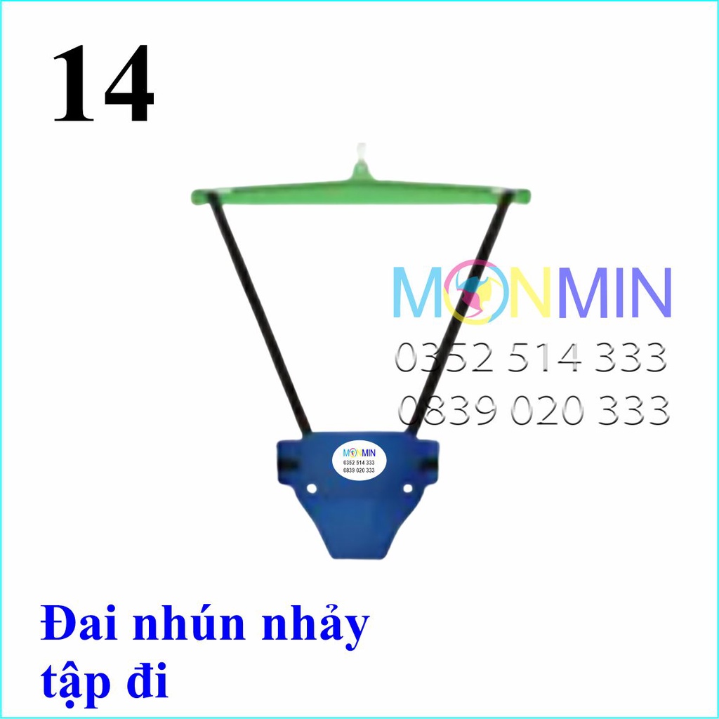 Phụ kiện Xích đu nhún nhảy tập đi - Xà đu đa năng Satech - Chưa bao gồm khung vận động cho bé