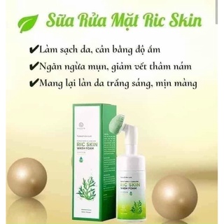 Sữa rửa mặt ric skin