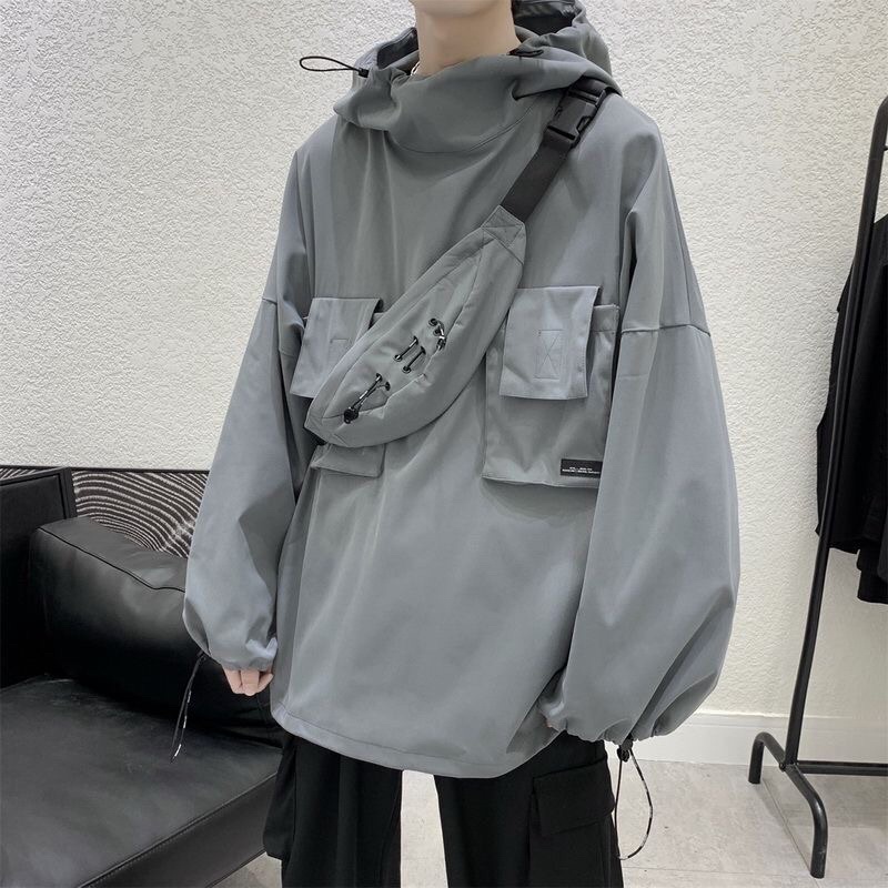 Áo hoodie chất gió unisex