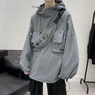 Áo hoodie chất gió unisex [hàng order]