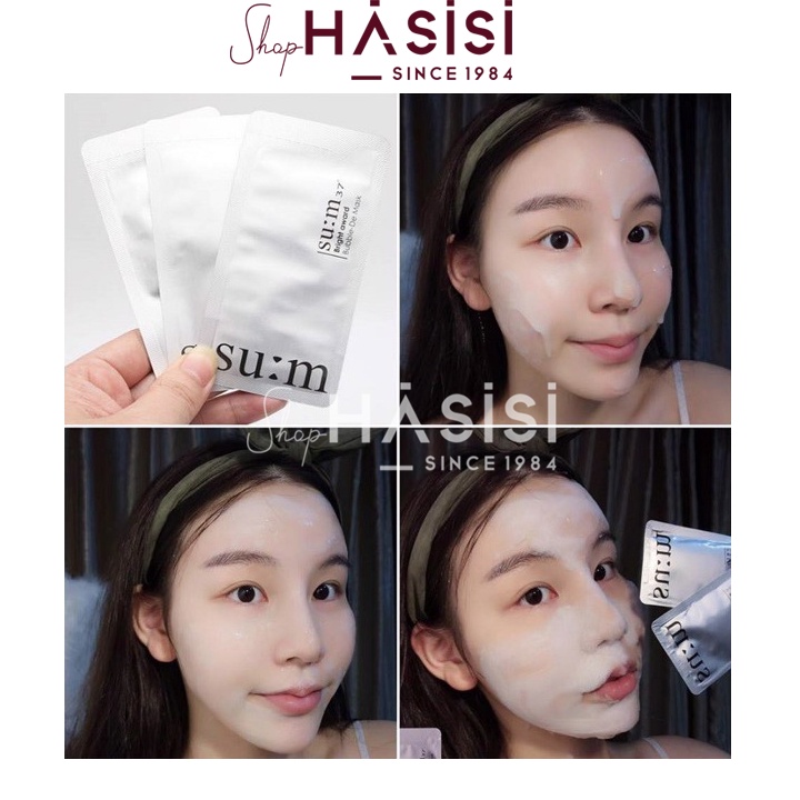Gói Sample Mặt Nạ Sủi Bọt Thải Độc SU:m 37 Bright Award Bubble-De Mask