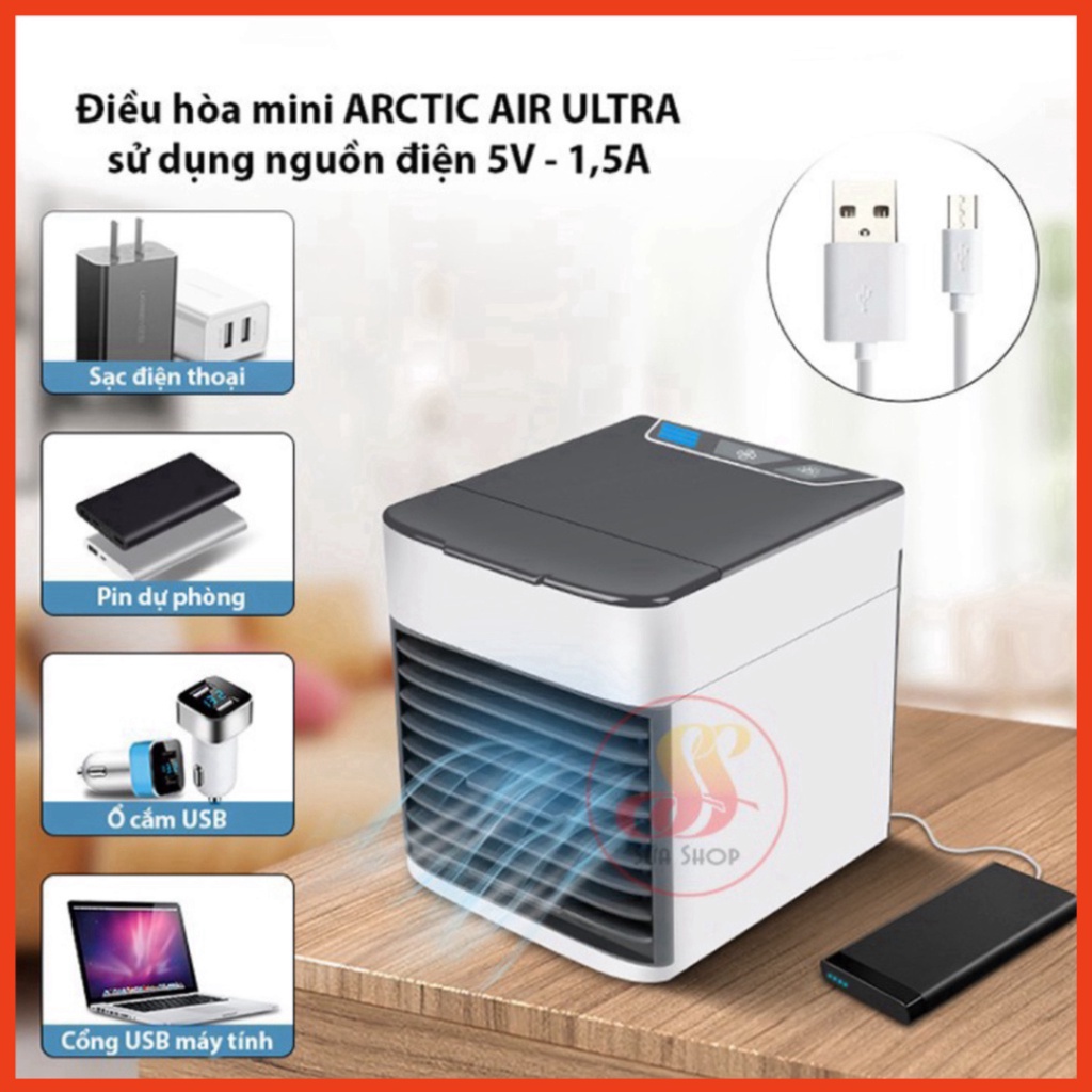 Quạt Điều Hòa Mini - Máy Điều Hòa Hơi Nước Siêu Mát - Điều Hoà Phun Sương