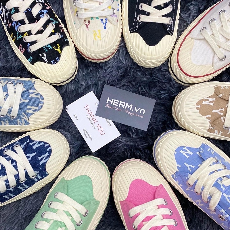 Giày đạp gót Sneaker M.L.B PlayBall Mule