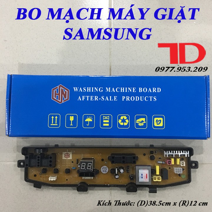 Bo mạch máy giặt SAMSUNG DC92-00755D đèn chếch