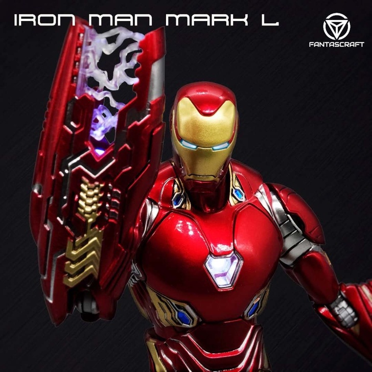 Mô hình Marvel Fantascraft Avengers Infinity War Iron Man Mark 50  Die-Cast 1/12 Action Figure - Hàng chính hãn