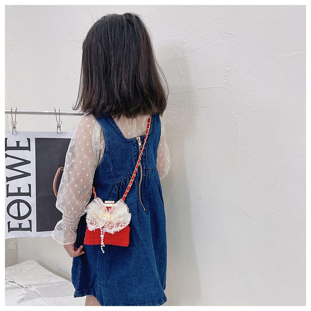MIHAN1 Hot Crossbody Bag PU Leather Chain Bag Bow Shoulder Bag New Princess Boys Girls Shoulder Bag Coin Purse/Multicolor