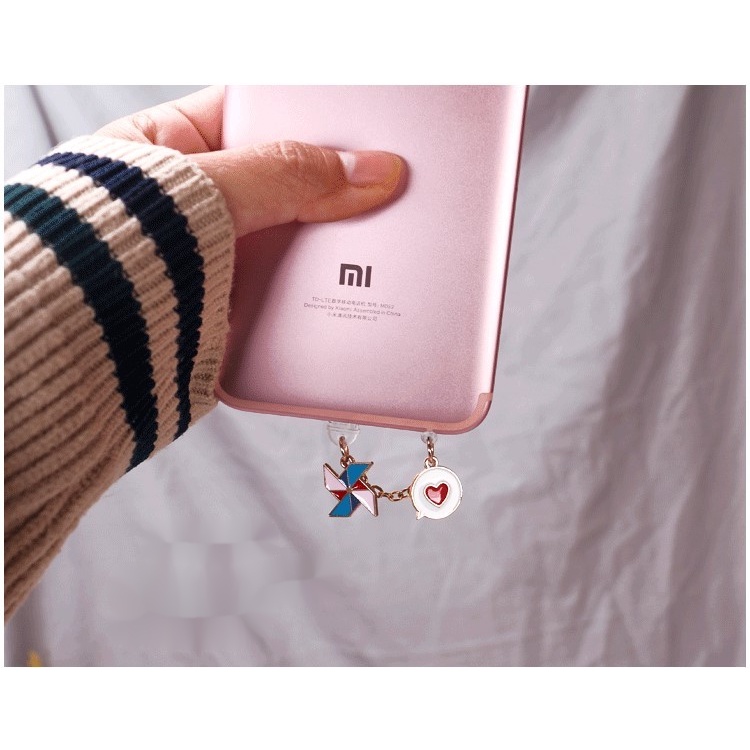 Mobile Nút Bịt Chống Bụi Cho Cổng Sạc Điện Thoại Hình Cối Xay Gió Dễ Thương