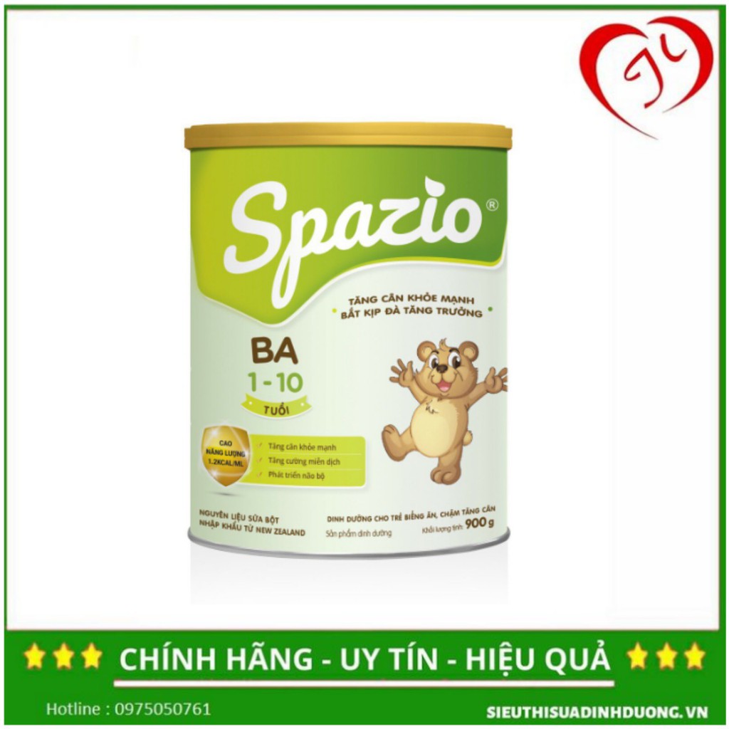 Sữa trẻ em Spazio BA 900g