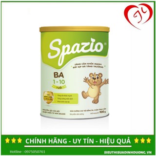 Sữa trẻ em spazio ba 900g