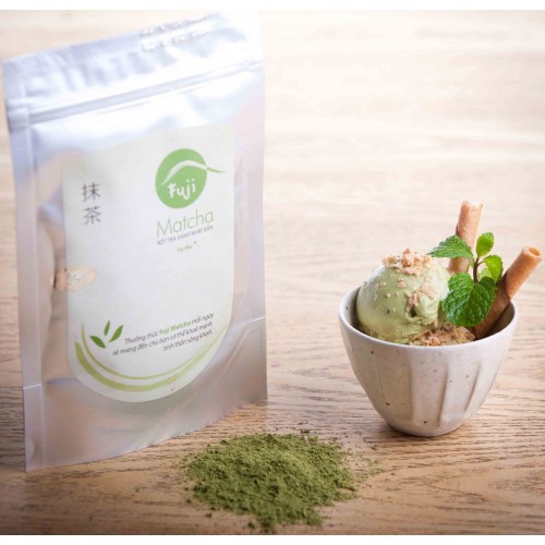 Bột trà xanh Nhật Bản Fuji matcha Chính sơn gói 100gram
