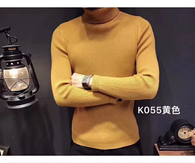 Áo len nam cổ lọ lông cừu ABABA mẫu mới 2021, len mền mịn giữ ấm tốt - ABABA-LC4K