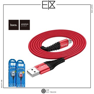 [SẠC NHANH 2.4A] CÁP SẠC HOCO X38 DÂY DÙ CHỐNG RỐI DÀI 1M - 3 CỔNG MICRO LIGHTNING TYPE-C