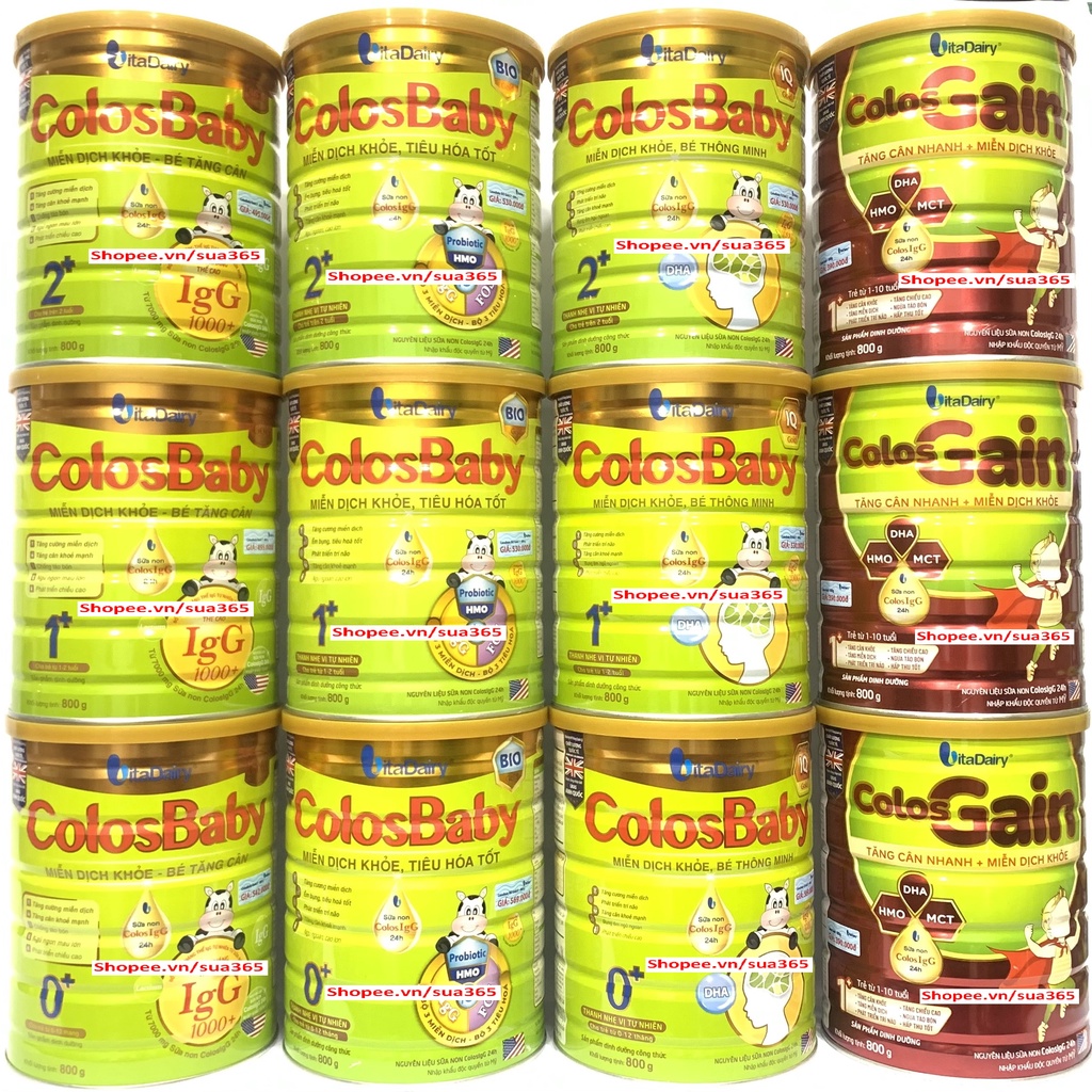 Sữa Colosbaby 1000 IgG Gold 1+ 800gr (Date mới nhất)