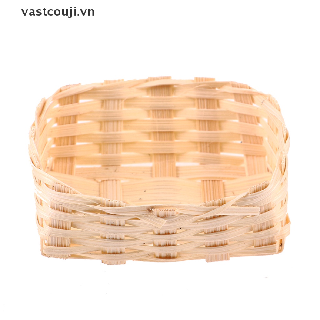 Giỏ Tre Mini Đựng Thức Ăn Tỷ Lệ 1: 12 Trang Trí Nhà Búp Bê