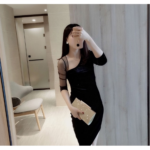 Cluch Dự Tiệc ĐínH Đá Dài 633