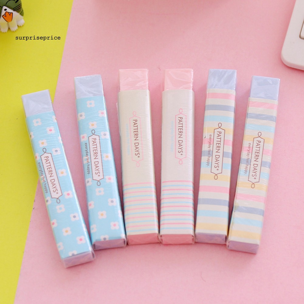 Cục tẩy bút chì màu kẹo họa tiết hoạt hình dễ thương
