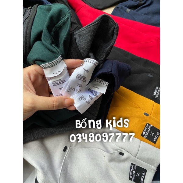 Áo Khoác Hoodie Bé Trai Vải Ép Umi FOX